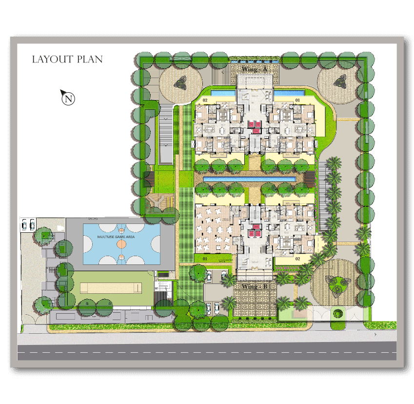 Luxurious 4 BHK Flats in Prime Location Shalimar Gallant West